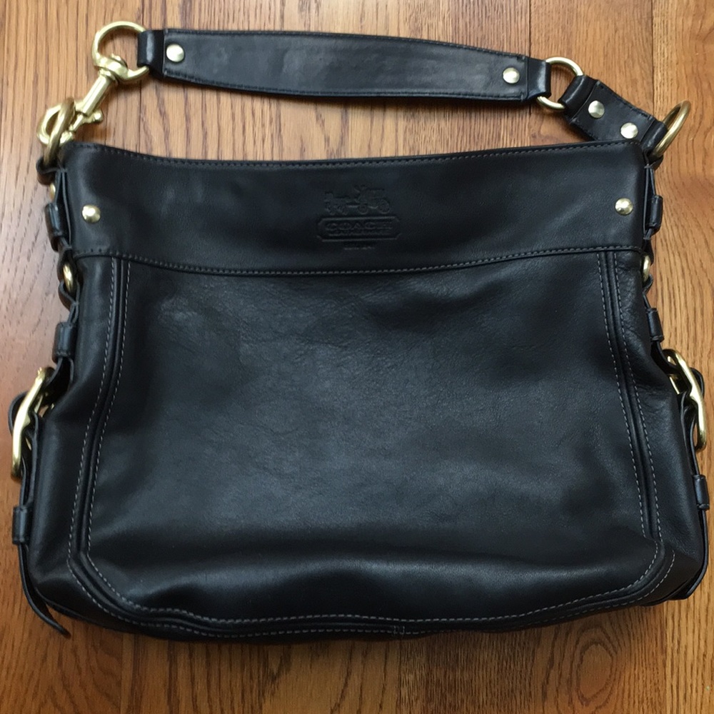 Black coach purse
